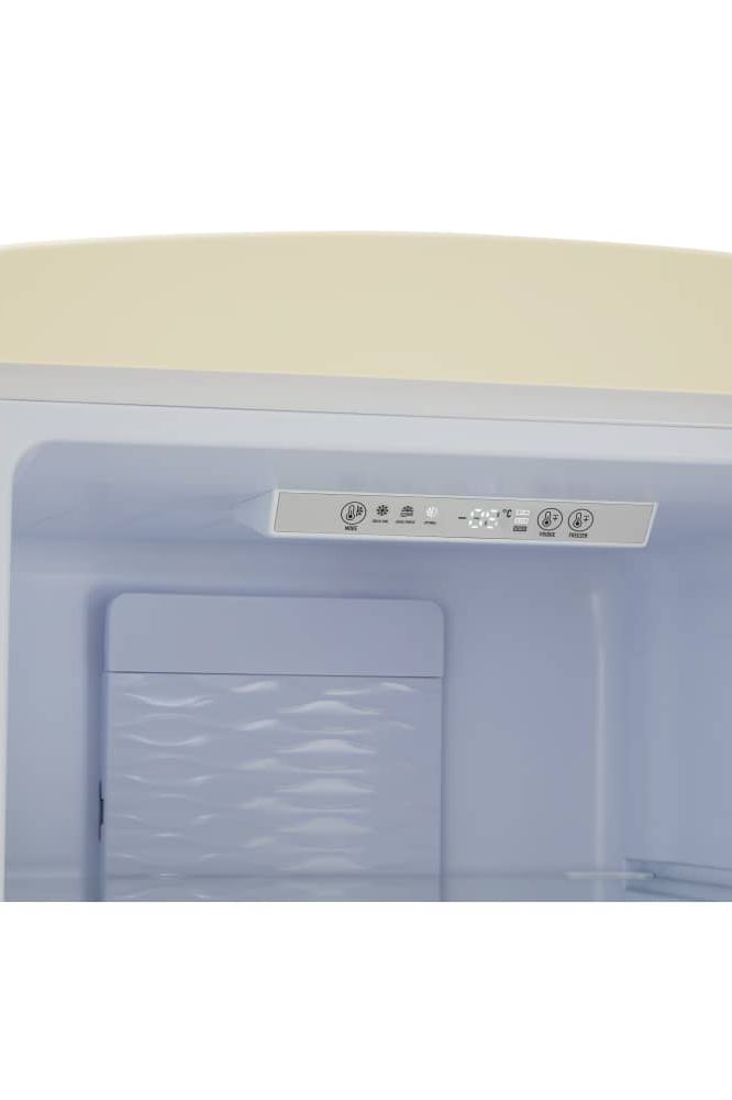 Dark Gray FLORENCE-BARLEY Retro 60cm freestanding frost free 60/40 fridge freezer