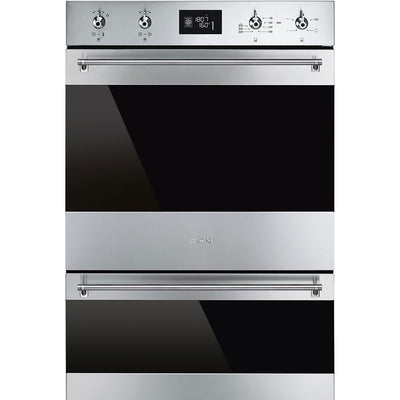 Smeg Classic 60cm Built-In Multifunction Double Oven - Stainless Steel
