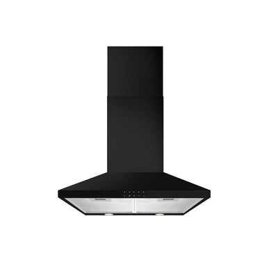 CDA 60cm Chimney Extractor Hood - Black