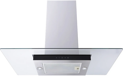 Light Gray ECNK91SS Flat glass island extractor