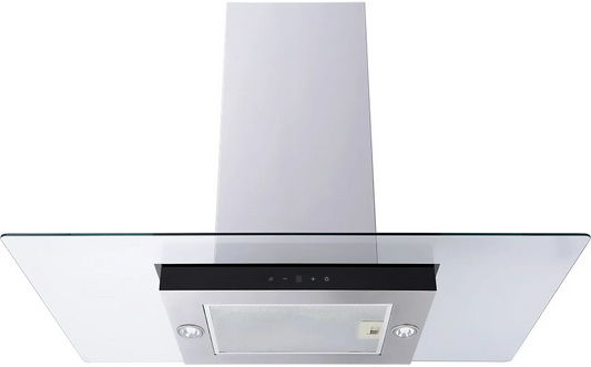 Light Gray ECNK91SS Flat glass island extractor