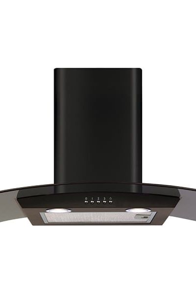 Black ECP72BL Curved glass extractor