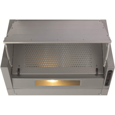CDA 60cm Integrated Extractor Hood with Full-Width Slider - Silver