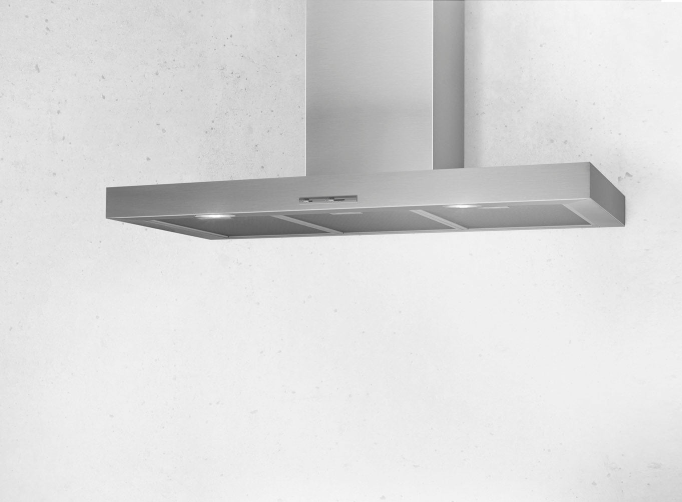 Light Gray Airforce F53 D2 60cm Wall Mounted Cooket Hood with Touch Controls in Stainless Steel Finish