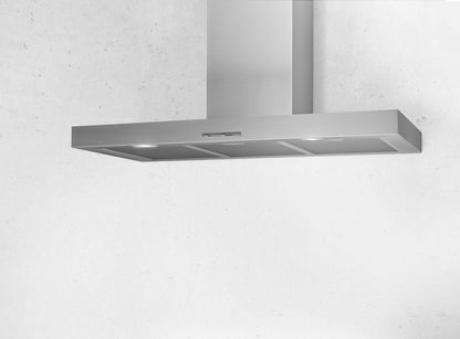 Light Gray Airforce F53 D2 60cm Wall Mounted Cooket Hood with Touch Controls in Stainless Steel Finish