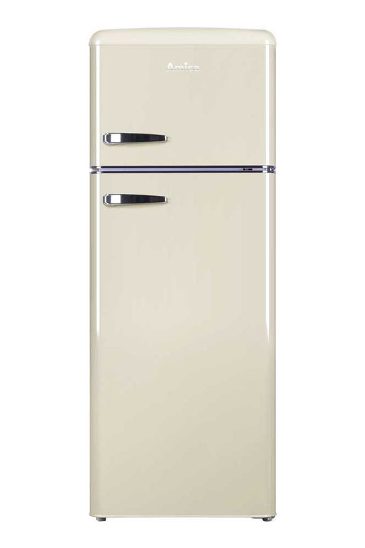 Light Gray FDR2213C Amica 55cm freestanding fridge freezer static 30/70 double door