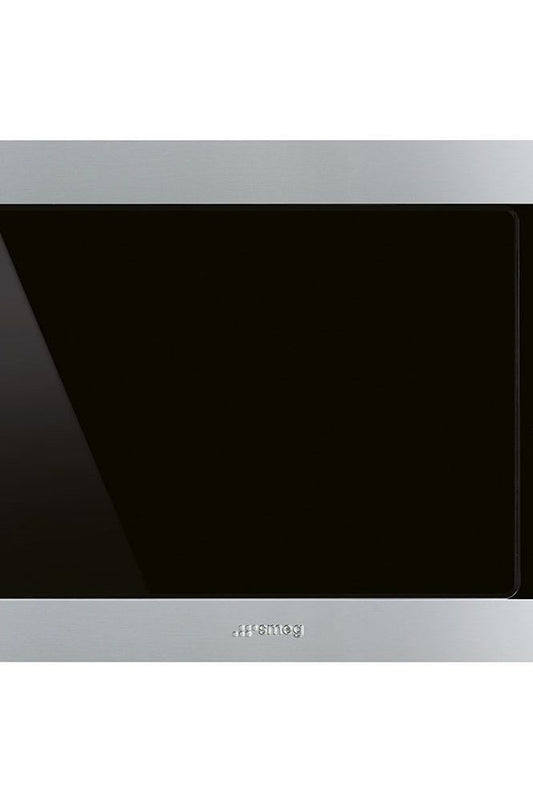 Black SMEG Classic Microwave Oven, 600 mm