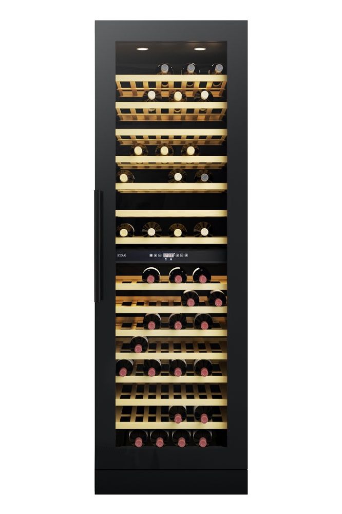 Black FWC881BL Full height freestanding wine cooler