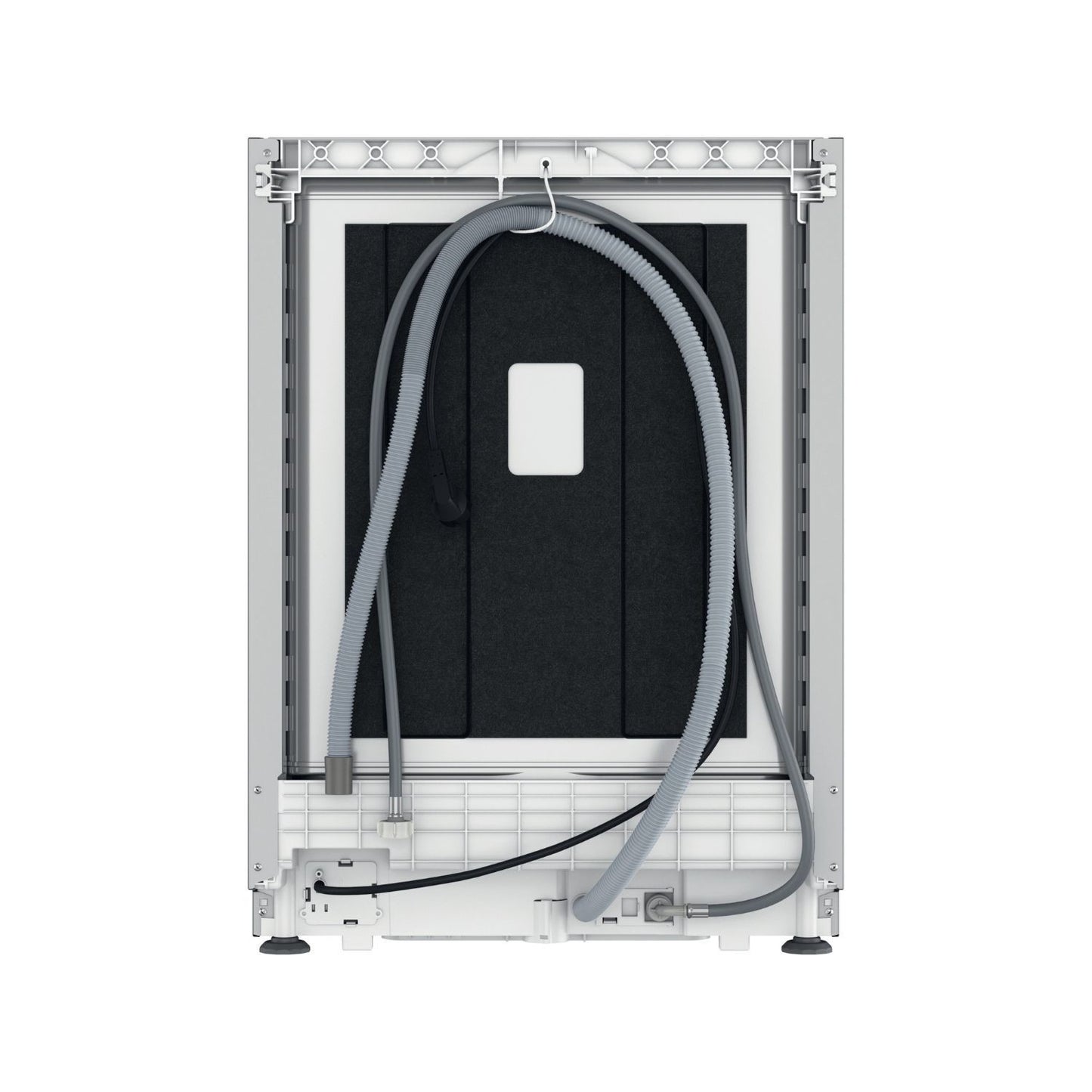 Gray Hotpoint Hydroforce Integrated Dishwasher - B-Rated, Black control panel