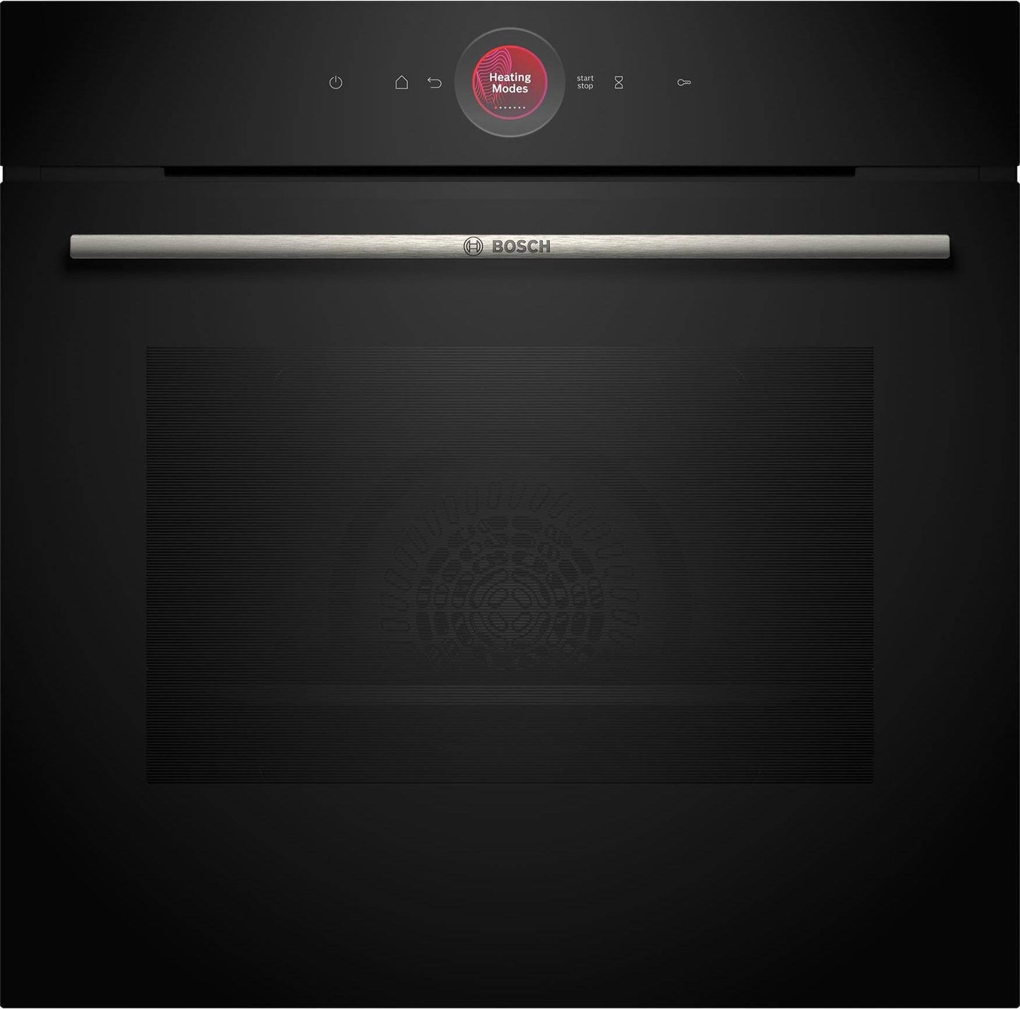 Bosch HBG7741B1B Series 8 71L Built-In Multifunction Oven - Black Glass
