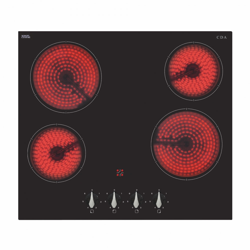 Dark Slate Gray HC6312FR Four zone ceramic hob