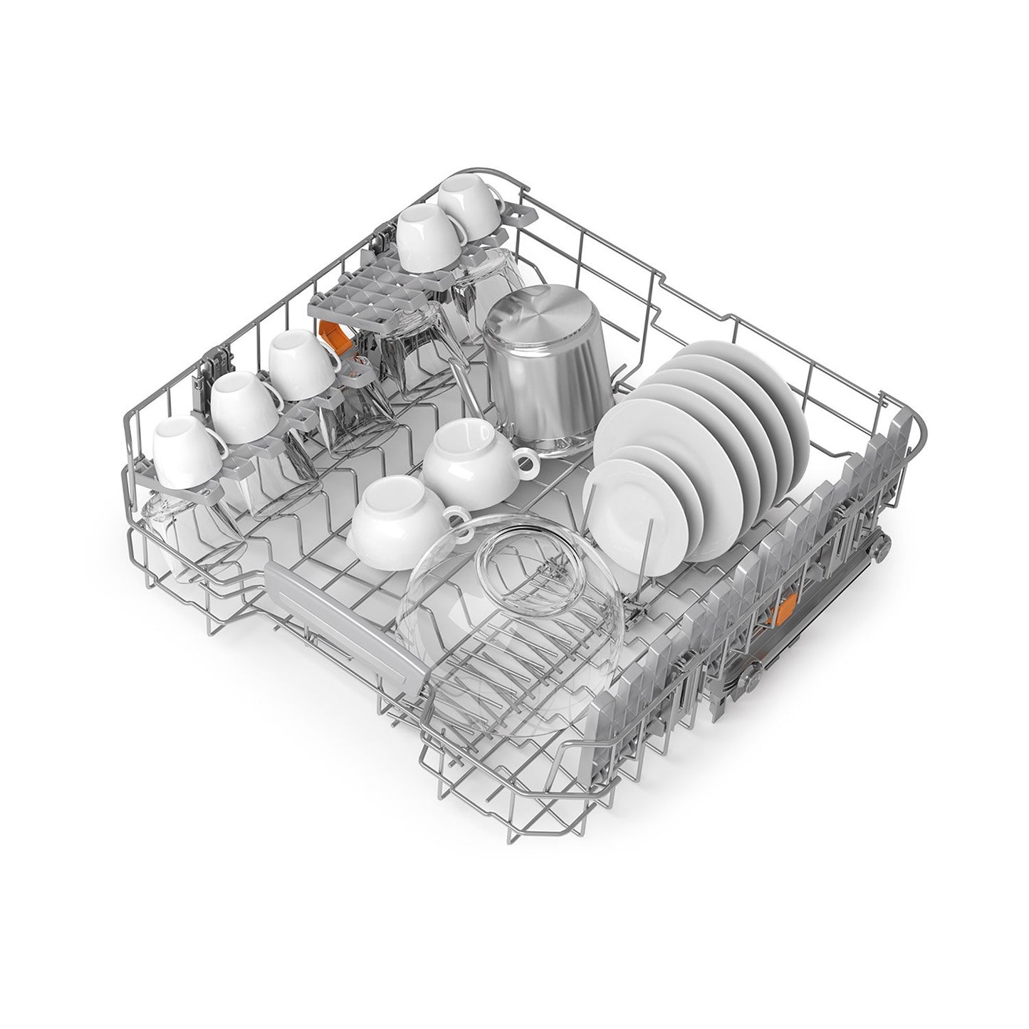 White Smoke Hotpoint Extra Freestanding Dishwasher - ActiveDry Black