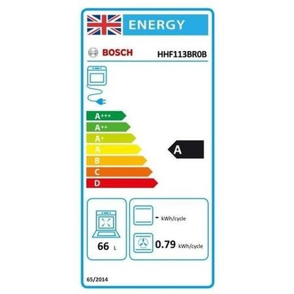 Steel Blue Bosch Series 2 HHF113BR0B Electric Single Oven - Stainless Steel