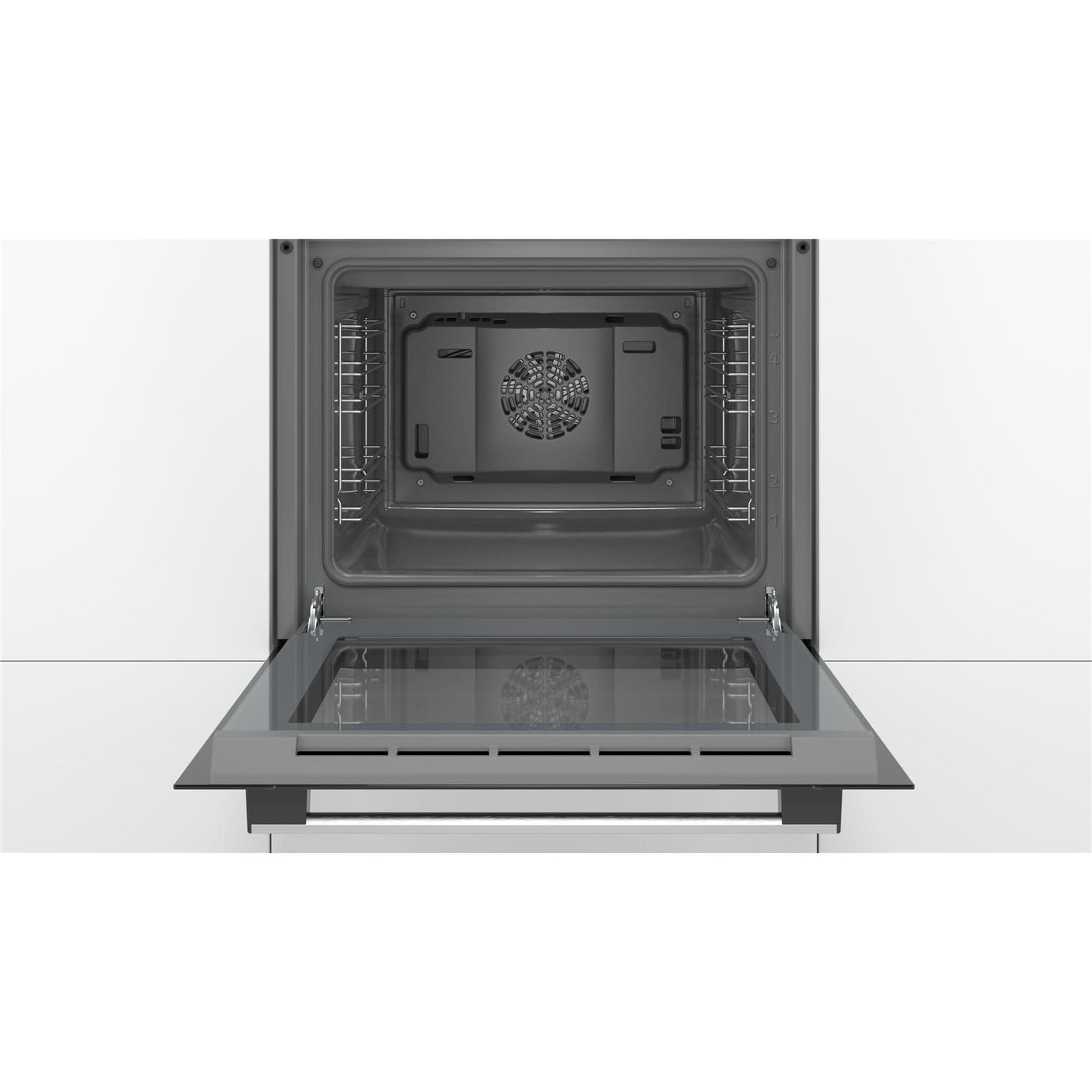 Dark Slate Gray Bosch Series 2 HHF113BR0B Electric Single Oven - Stainless Steel