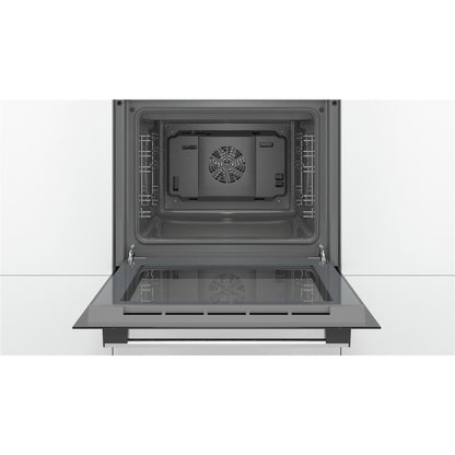 Dark Slate Gray Bosch Series 2 HHF113BR0B Electric Single Oven - Stainless Steel