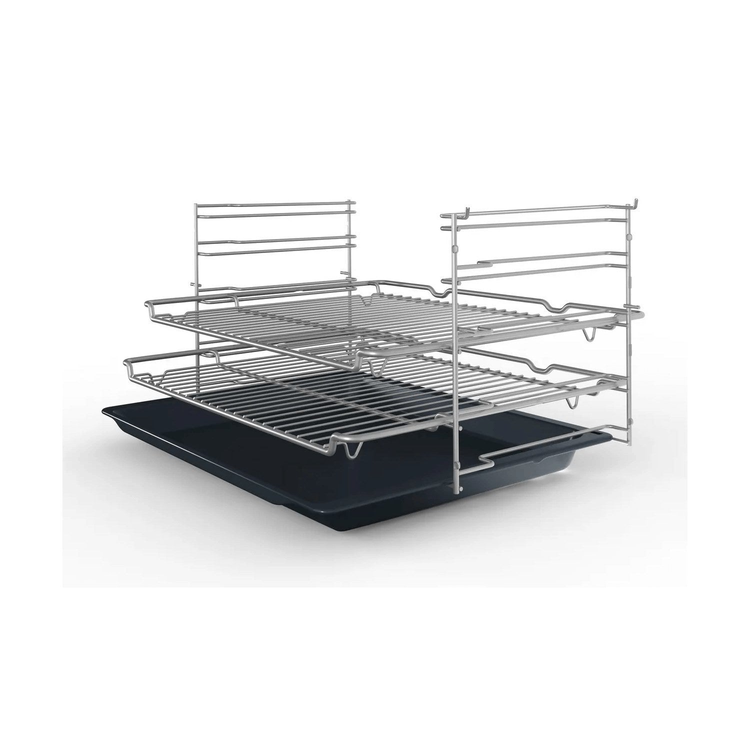 Light Gray Bosch Series 2 HHF113BR0B Electric Single Oven - Stainless Steel