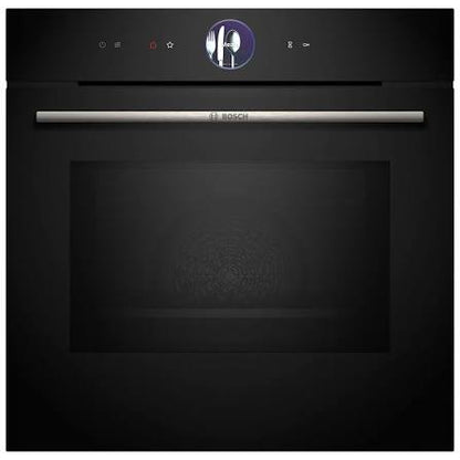 Bosch HMG7764B1B Series 8 Built-In Compact Oven with Microwave Black