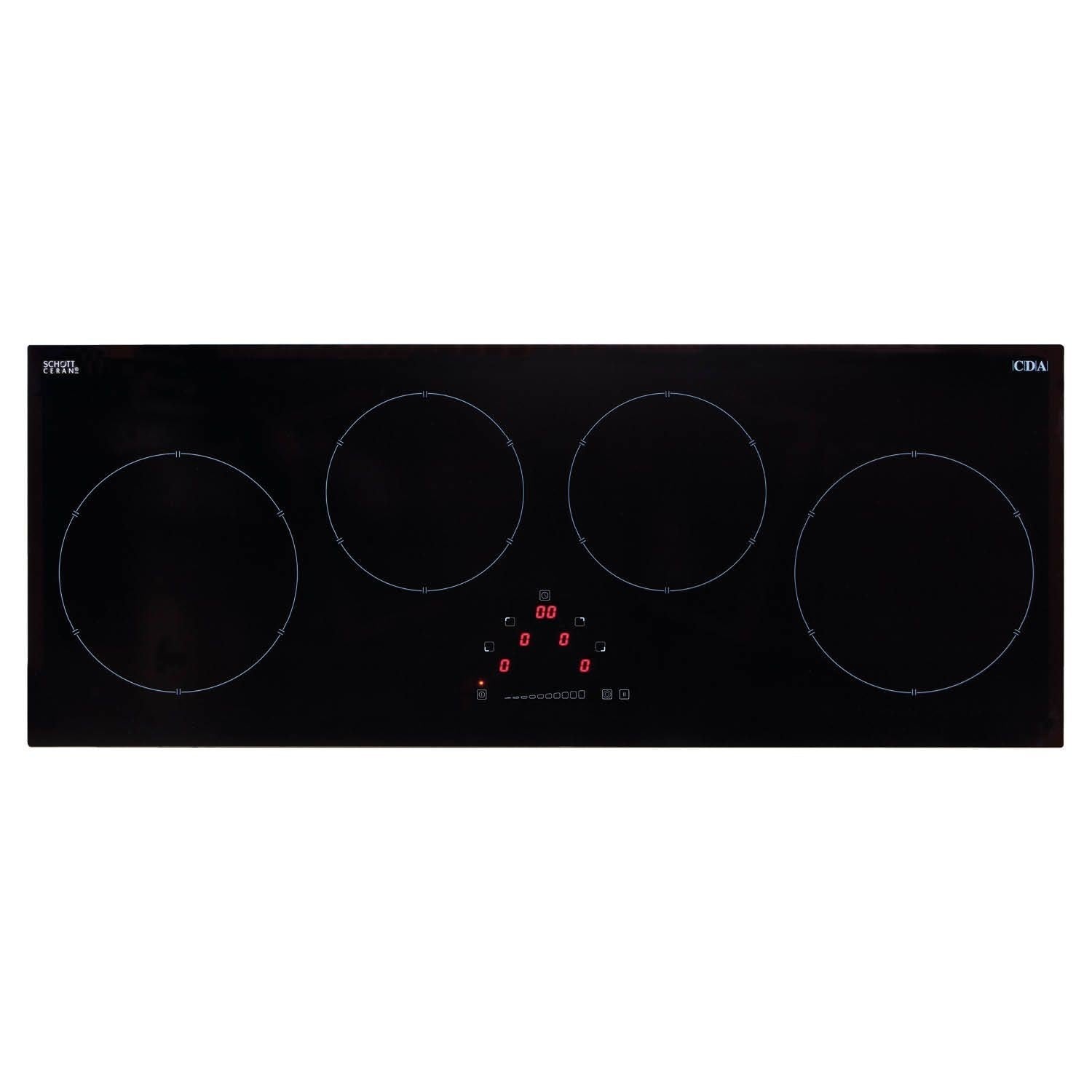 Black HN9626FR Four zone induction hob