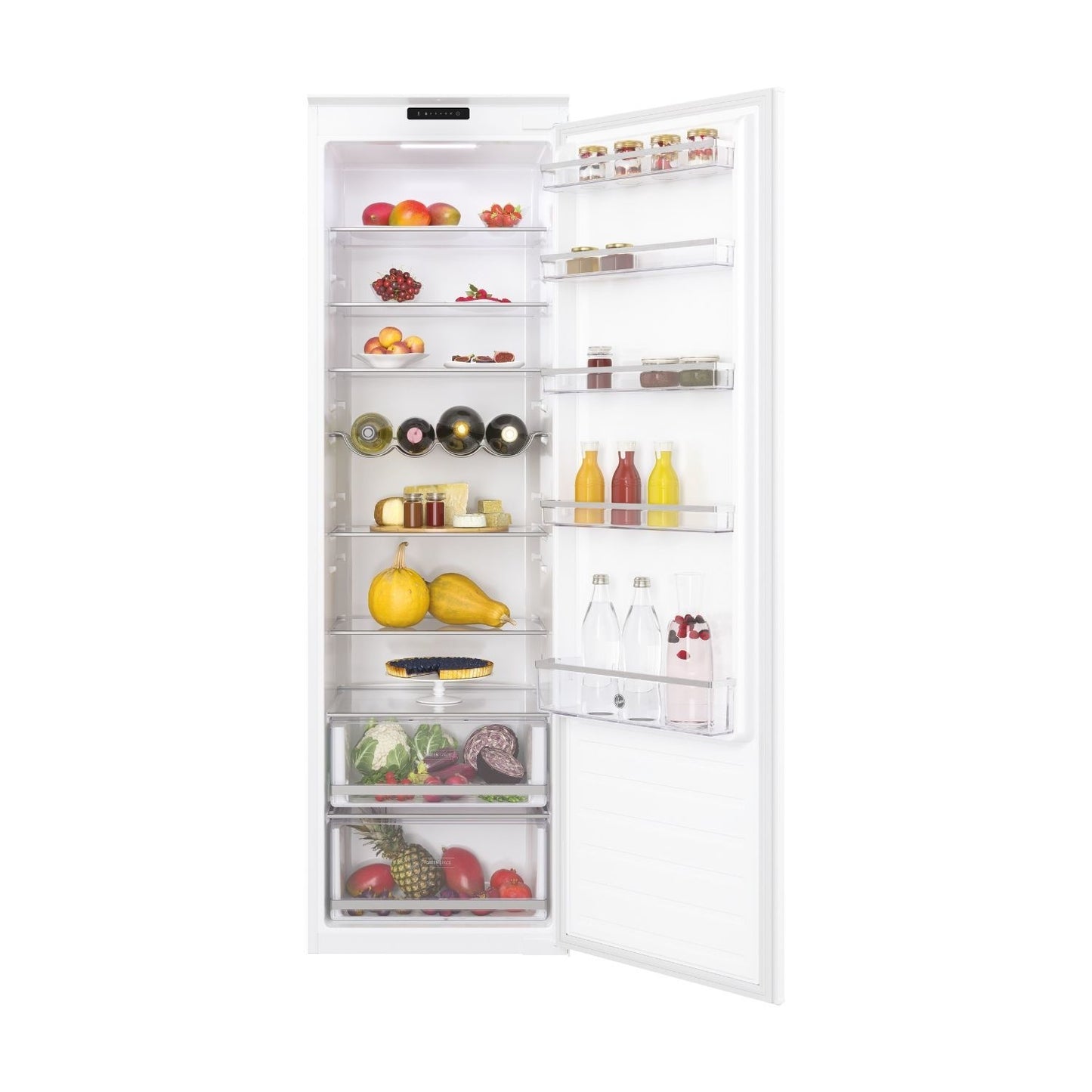 Hoover HOMS518EWK H500 Integrated Larder Fridge — White - Core Appliances