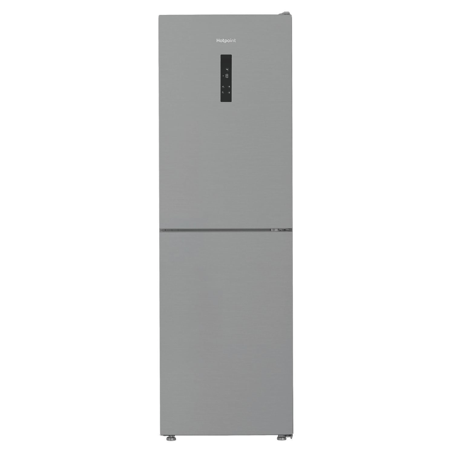 Light Slate Gray Hotpoint 317 Litre 50/50 Freestanding Fridge Freezer with VitalCare - Silver