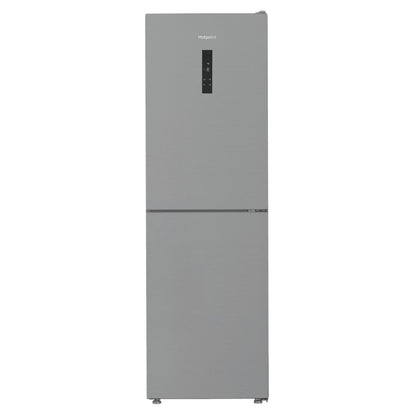 Light Slate Gray Hotpoint 317 Litre 50/50 Freestanding Fridge Freezer with VitalCare - Silver