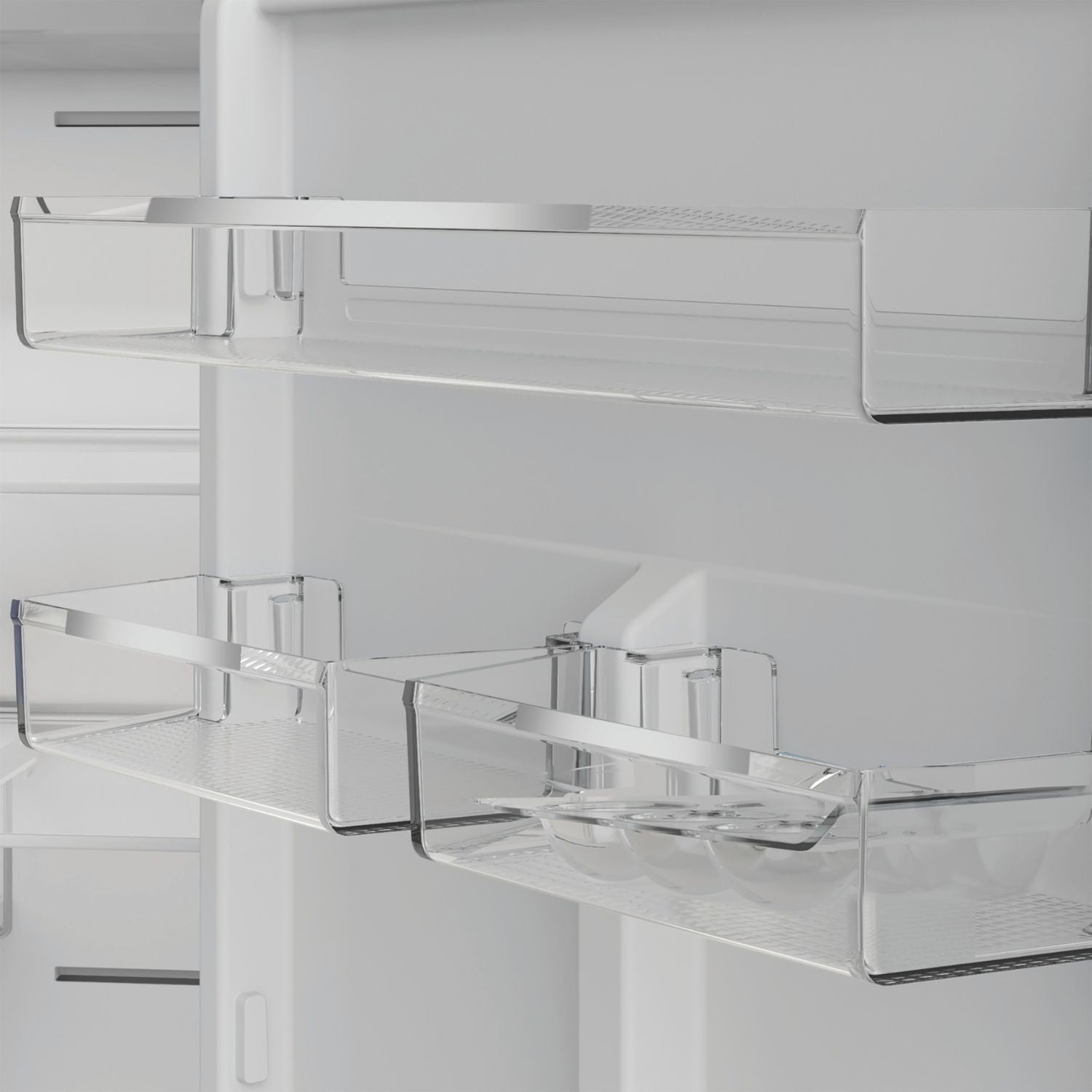 Gray Hotpoint 317 Litre 50/50 Freestanding Fridge Freezer with VitalCare - Silver