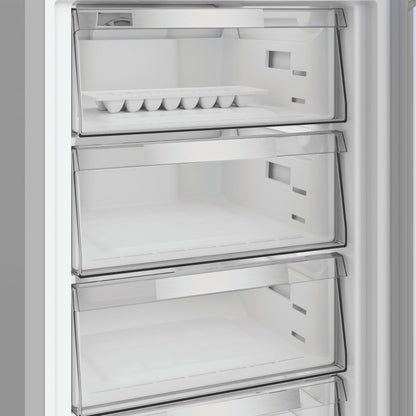 Gray Hotpoint 317 Litre 50/50 Freestanding Fridge Freezer with VitalCare - Silver