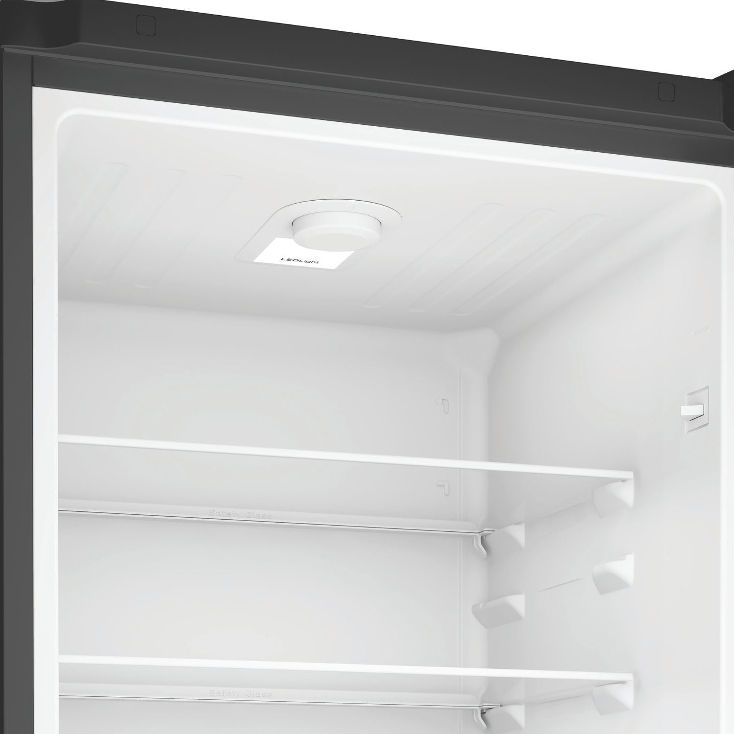 Light Gray Hotpoint 268 Litre 50/50 Freestanding Fridge Freezer - Dark Stainless Steel