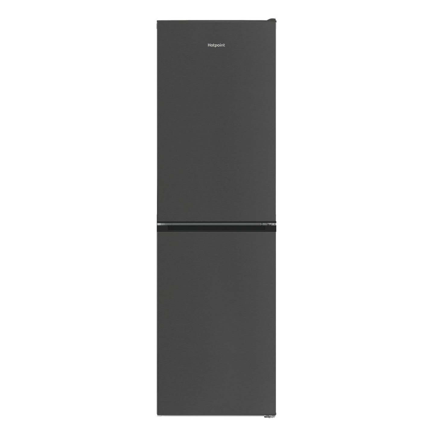 Dark Slate Gray Hotpoint 270 Litre 50/50 Freestanding Fridge Freezer - Dark Stainless Steel