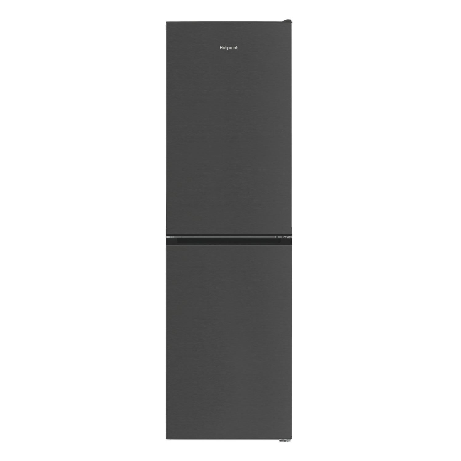 Dark Slate Gray Hotpoint 270 Litre 50/50 Freestanding Fridge Freezer - Dark Stainless Steel