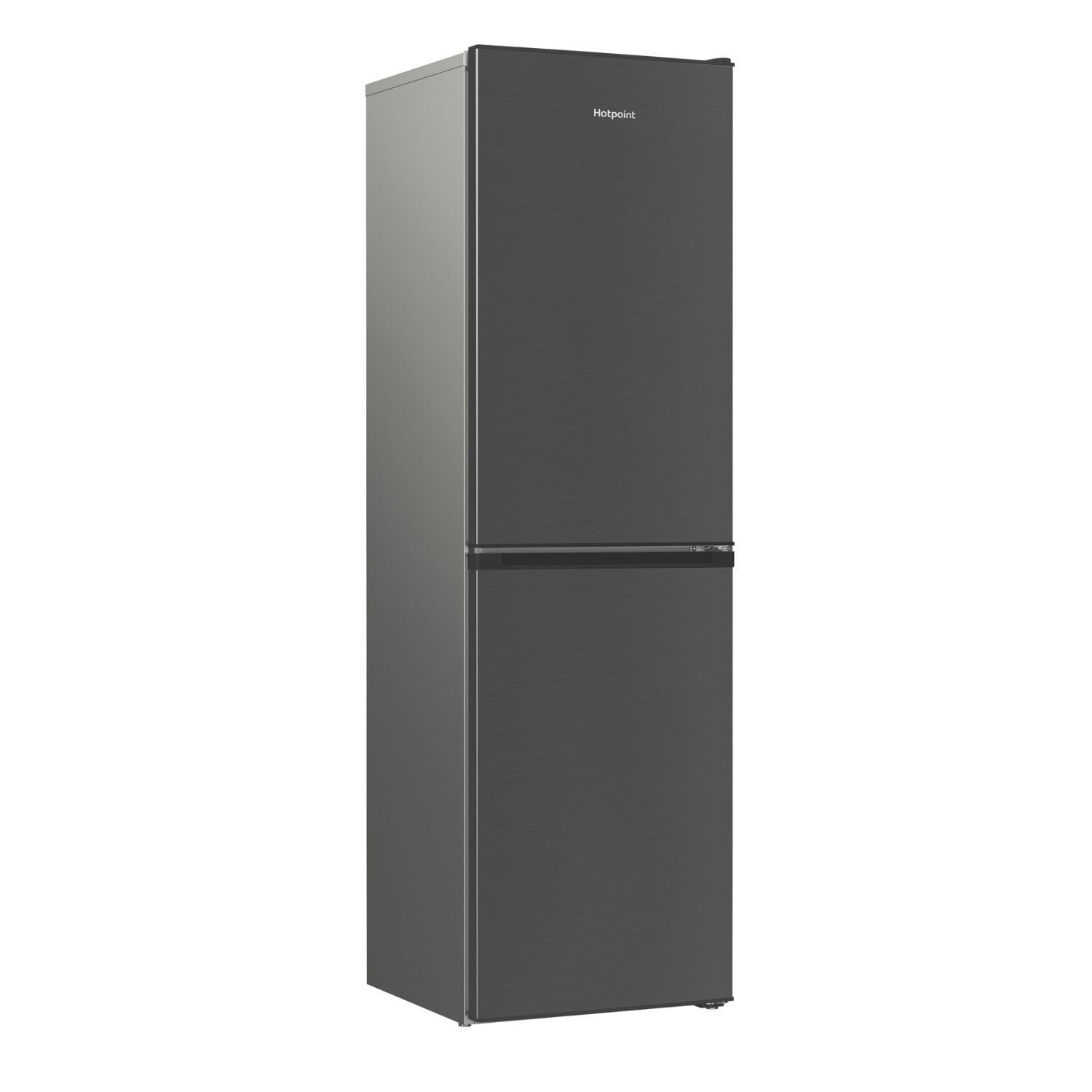 Dark Slate Gray Hotpoint 270 Litre 50/50 Freestanding Fridge Freezer - Dark Stainless Steel