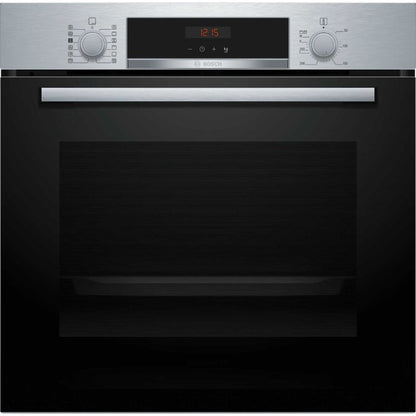 Bosch HQA574BS3B Series 4 Single Pyrolytic Oven Brushed Steel