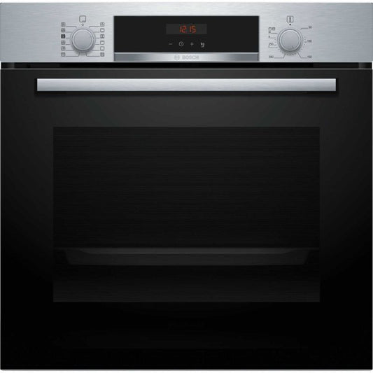 Bosch HQA574BS3B Series 4 Single Pyrolytic Oven Brushed Steel
