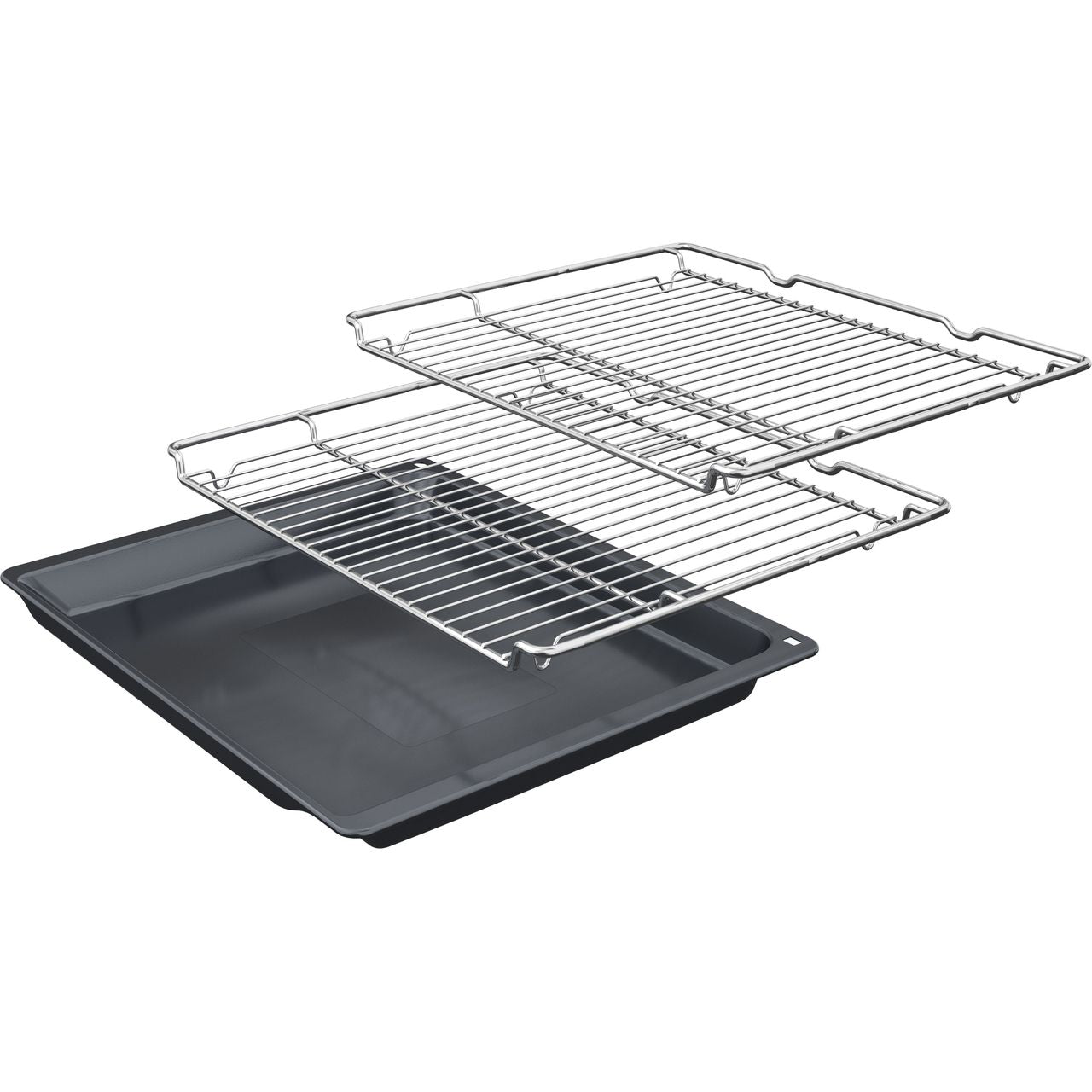 Bosch HQA574BS3B Series 4 Single Pyrolytic Oven — Brushed Steel - Core Appliances