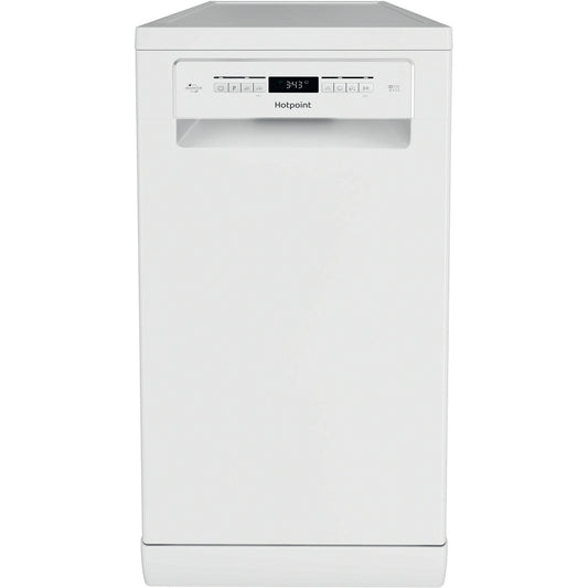 Lavender Hotpoint 3D Zone Wash Freestanding Slimline Dishwasher - White