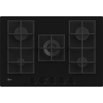 Hoover HVG74WC5B 74cm Gas-on-Glass Hob – Black