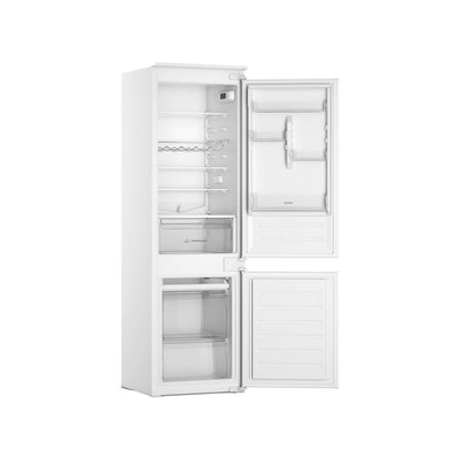 Light Gray Indesit 273 Litre 70/30 Integrated Fridge Freezer