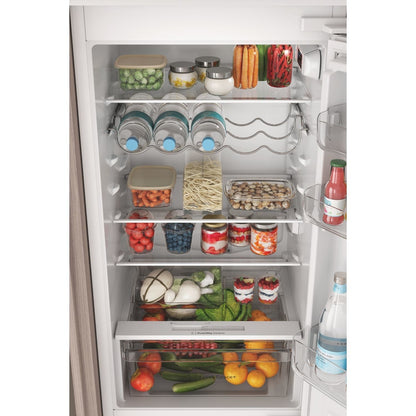 Gray Indesit 273 Litre 70/30 Integrated Fridge Freezer