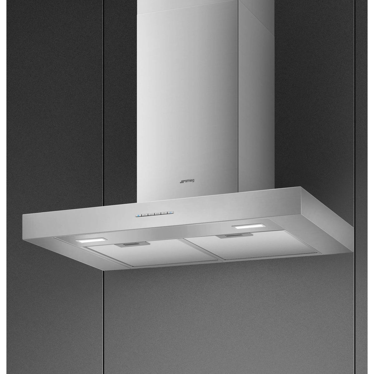 Smeg 70cm Chimney Cooker Hood - Stainless Steel - Core Appliances