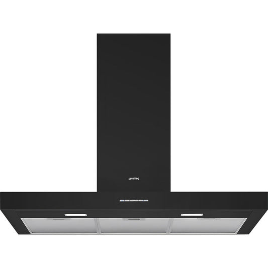 Dark Slate Gray SMEG Chimney Hood, 900 mm