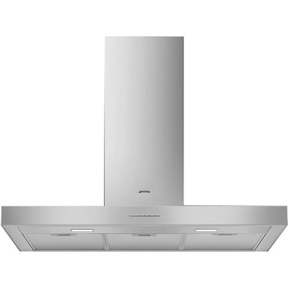 Gray SMEG Chimney Hood, 900 mm