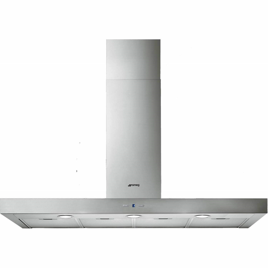 Gray SMEG Island Hood, 900 mm, Motor 275 W