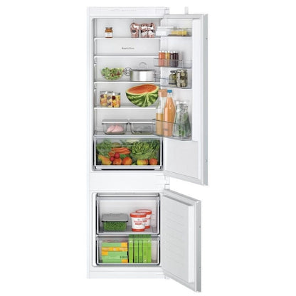 Light Gray Bosch Series 2 270 Litre 70/30 Integrated Fridge Freezer