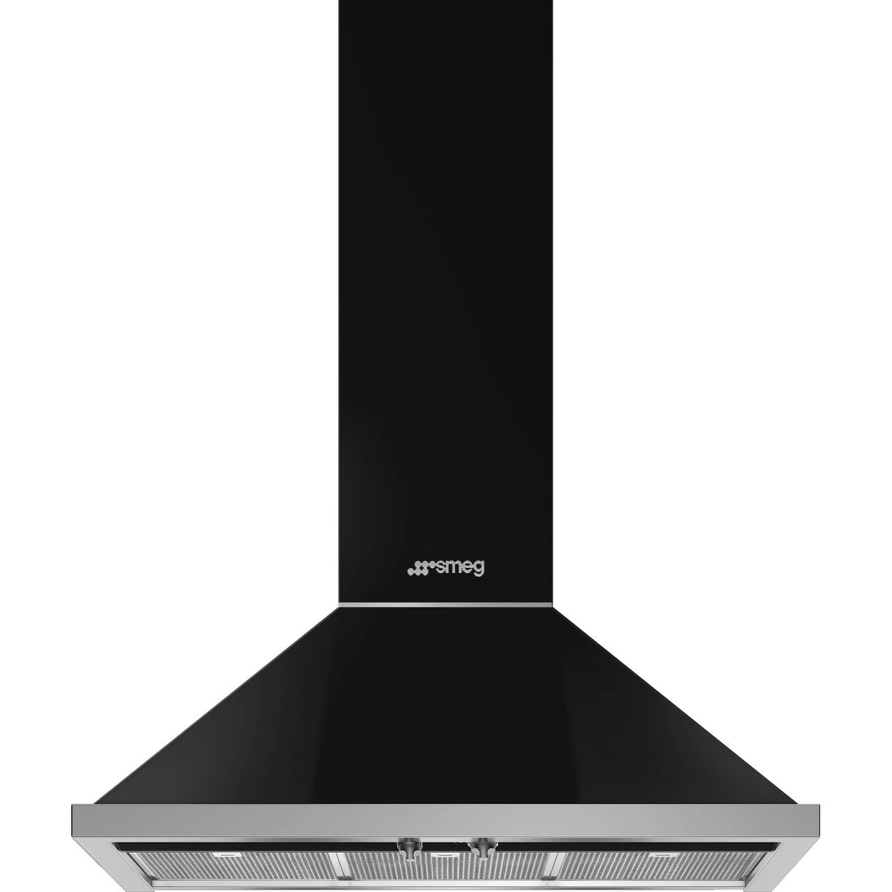Dark Gray SMEG Portofino Chimney Hood, 900 mm