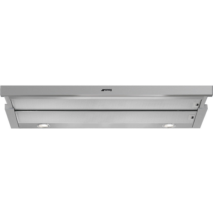 Gray SMEG Telescopic Hood, with Finger Friendly Front, 900 mm