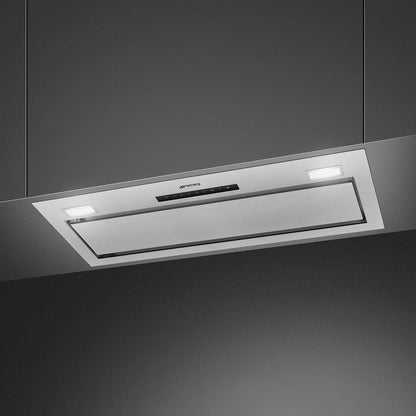 Smeg 75cm Wall-Mounted Chimney Cooker Hood - Stainless Steel - Core Appliances