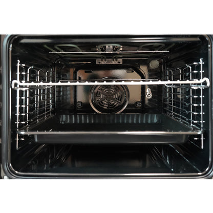 Montpellier M8MESO70SS 60cm Single Built-In Multifunction Oven - Stainless Steel
