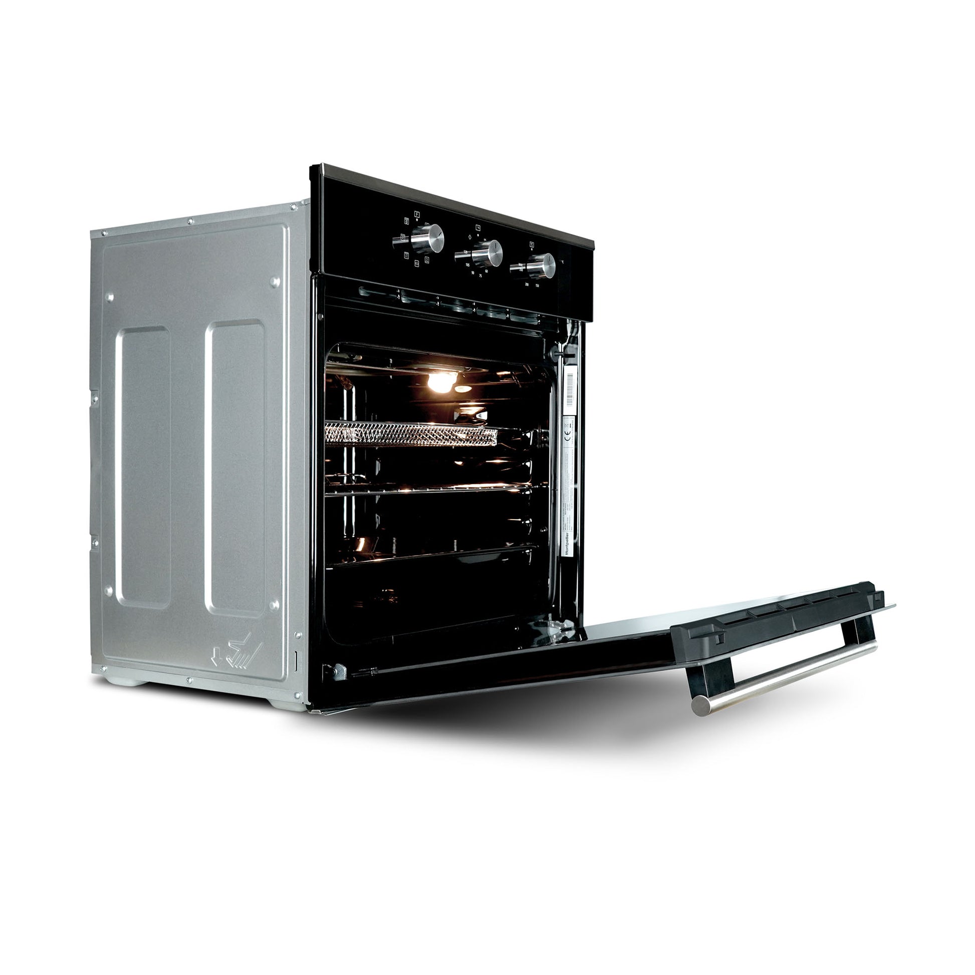 White Smoke Montpellier MAFSO60SS AirFry Built In Single Electric Oven