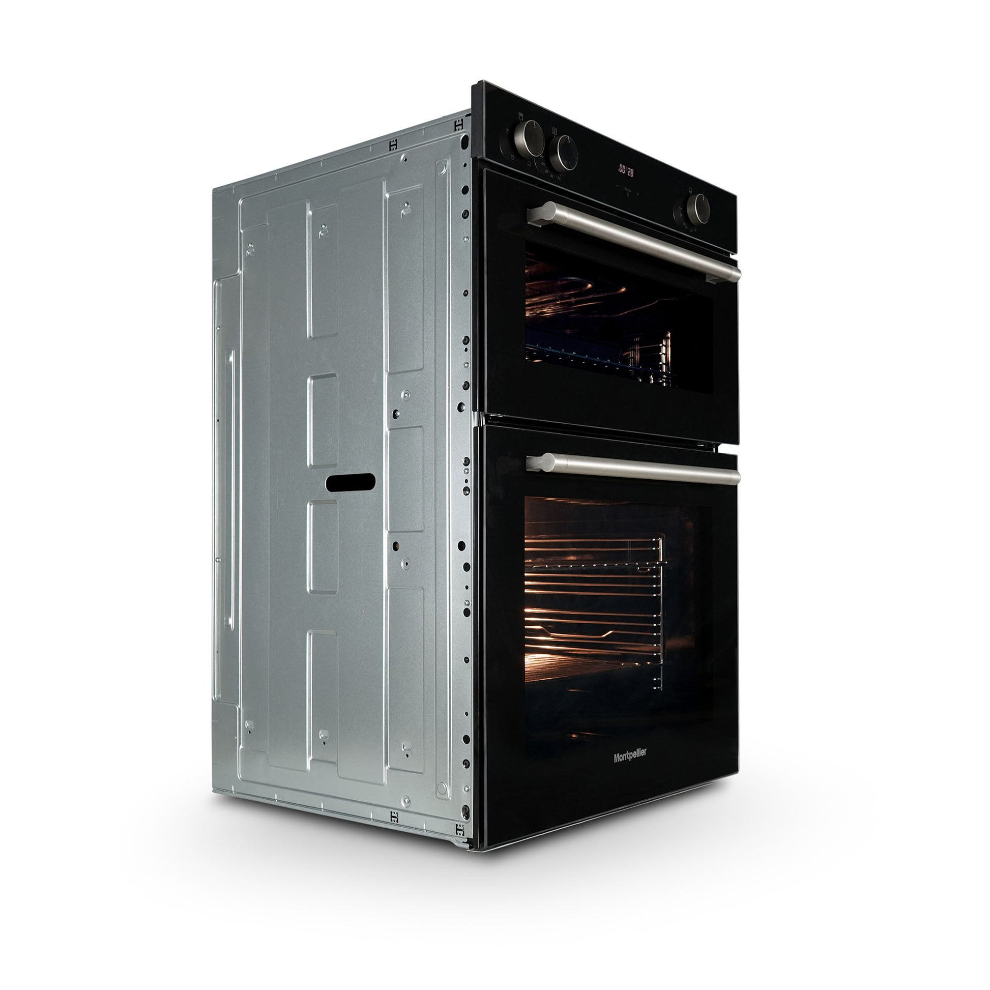 Black Montpellier MBIDO90 Built-In Double Oven