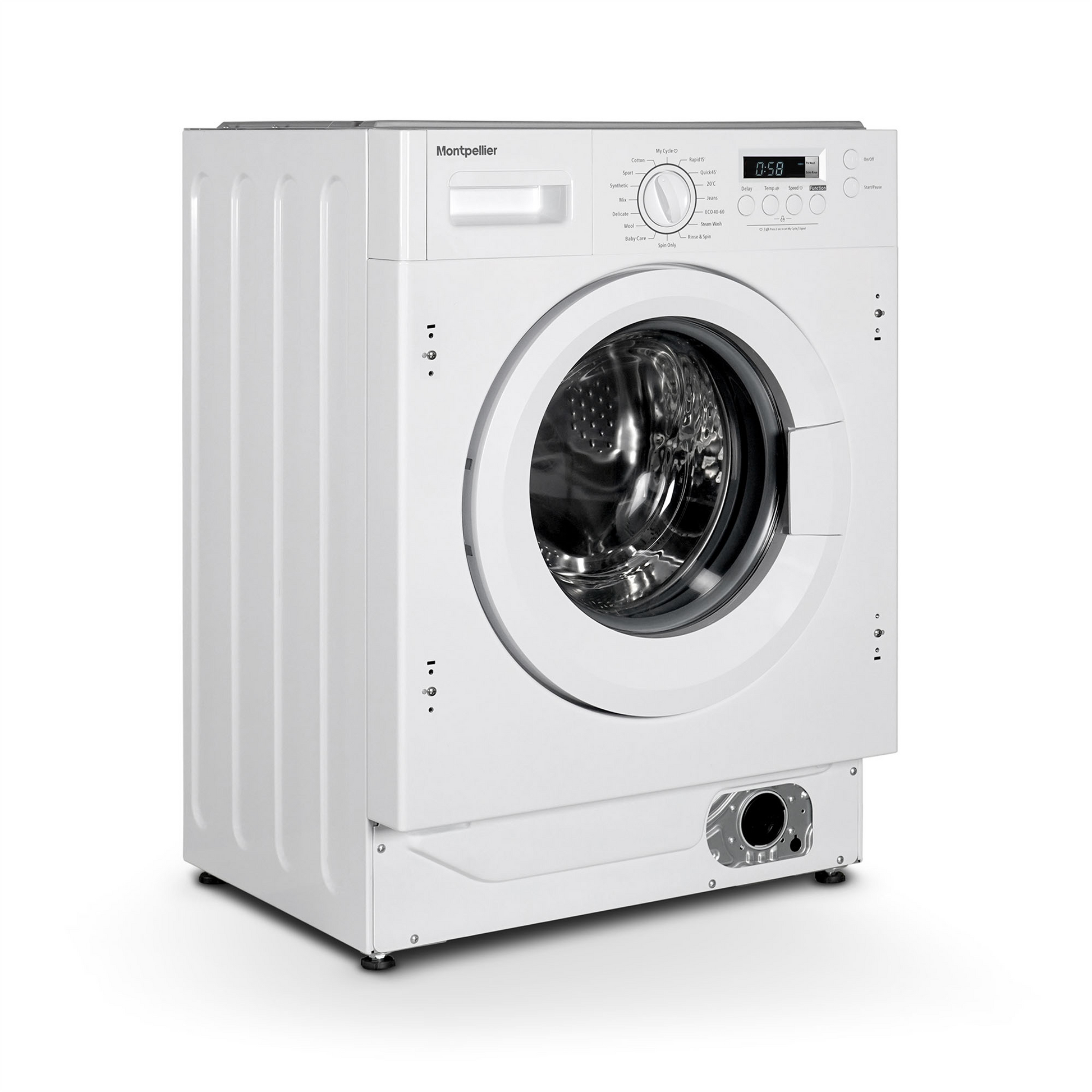 Lavender Montpellier MBIWM814 8Kg Integrated Washing Machine